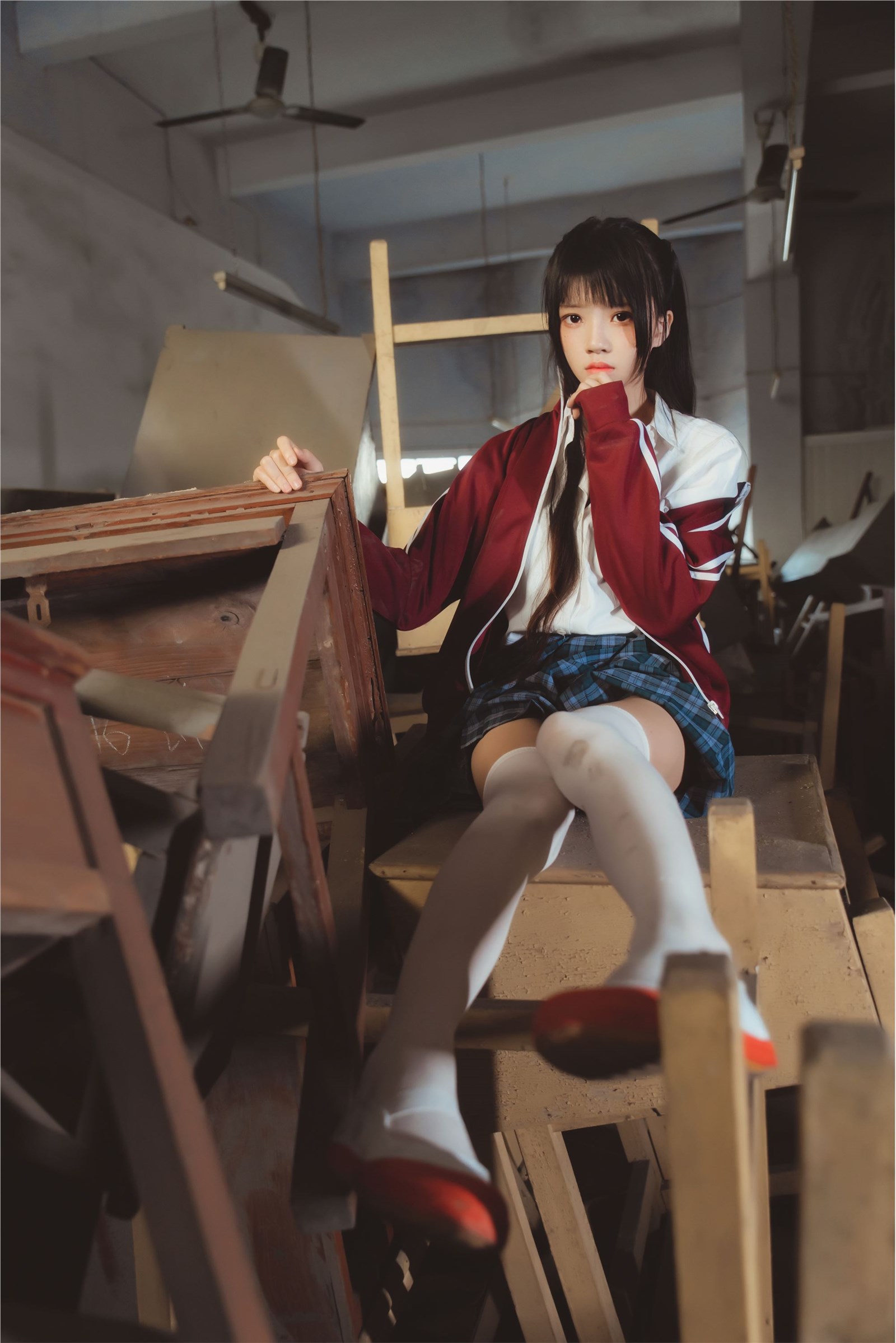 桜 Peach Meow NO.57 Unripe 3 Abandoned Classroom(24)